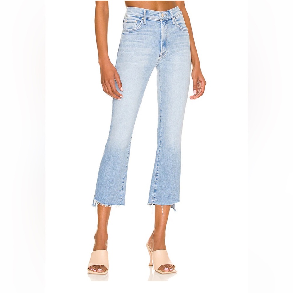 MOTHER The Insider Crop Step Fray Jeans in Limited Edition size 24